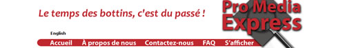 ProMediaExpress -
ProMediaExpress - l’affichage publicitaire web pour des commerçants locaux